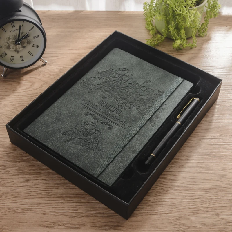 Rerro ежедневник из овечьей кожи, бизнес блокнот, записная книжка, записная книжка, офисные канцелярские принадлежности, А5, надпись, логотип на заказ - Цвет: 4