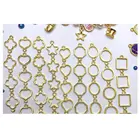 36 шт., подвеска в виде сердца, из эпоксидной смолы