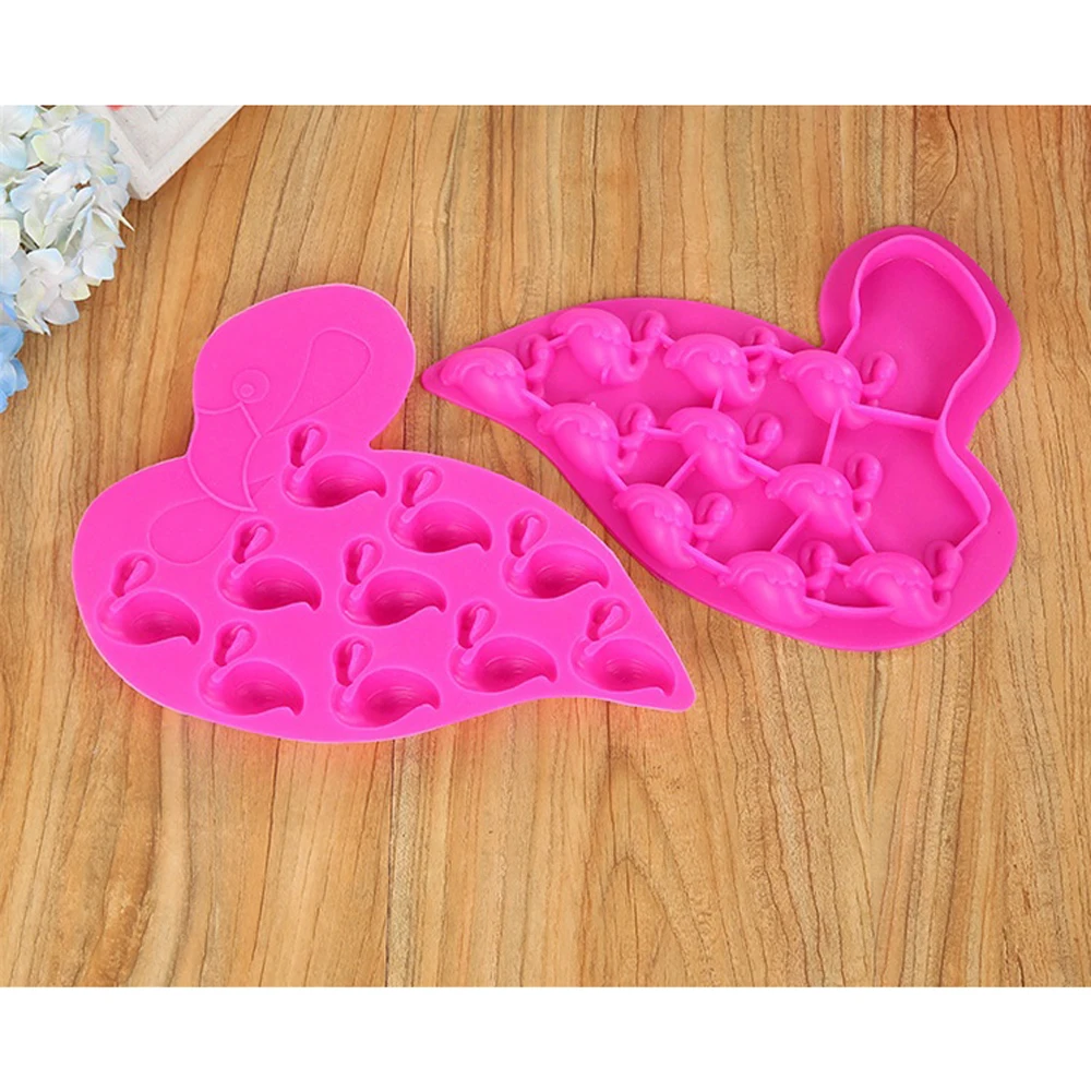 2018 Новый Еда Класс Фламинго Силиконовые Формы Торт Шоколад Мыло ручной работы