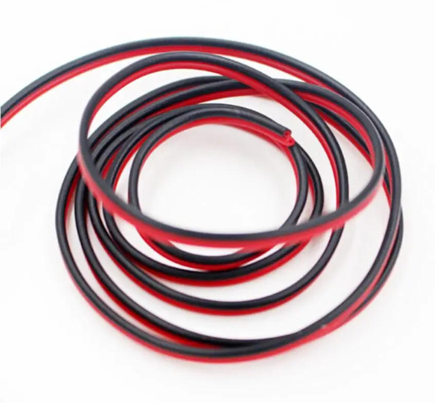 1 метр красный + Черный силиконовый кабель 18AWG 20AWG 22AWG 24AWG 26AWG термостойкий мягкий
