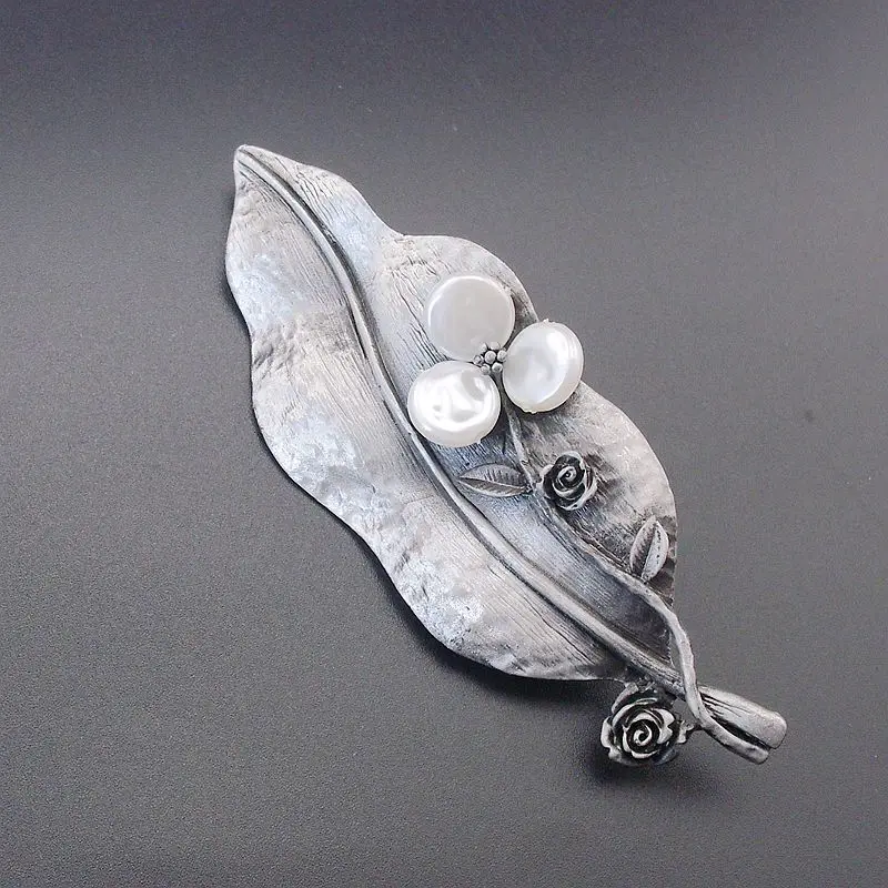 2017 модные новые мужские ювелирные изделия с цветами черного цвета ракушкой