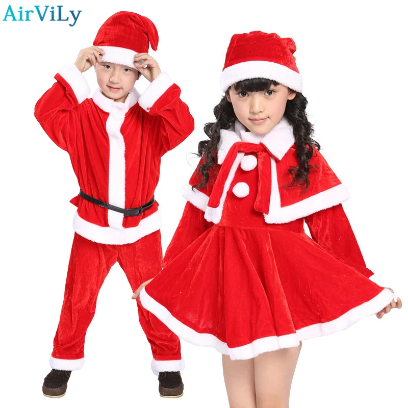 2017 Christmas Baby Romper Boys Girls Xmas Clothes Sets Children Dress Kids Santa Claus Costume Suit With Hats Roupas de natal | Детская