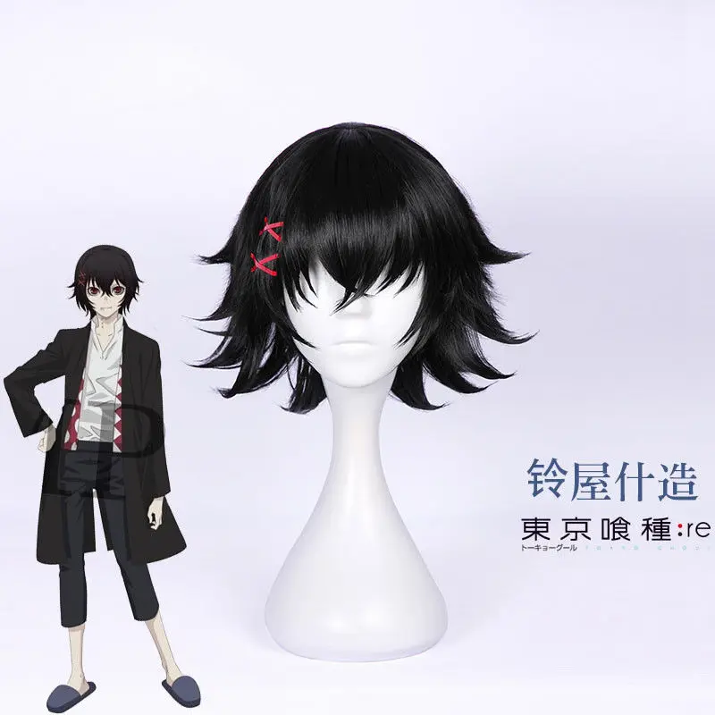Аниме «Токийский Гуль»: re Juzo Suzuya Rei Hair косплей костюм женские вечерние волосы для девочек с красной шпилькой