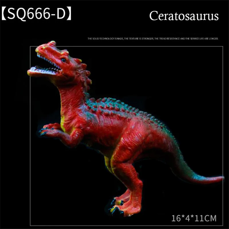 Динозавр модель Юрского периода cretaceus carnivous herbivorus ПВХ детские игрушки | Игрушки и
