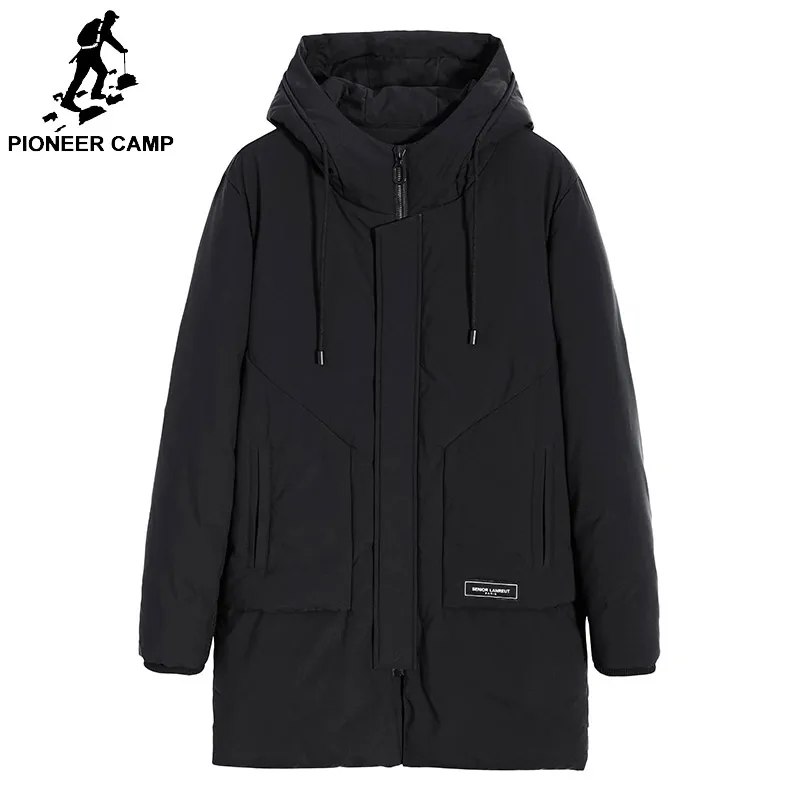 Мужская теплая куртка Pioneer Camp хлопковая стеганая длинная парка AMF801455|Мужские