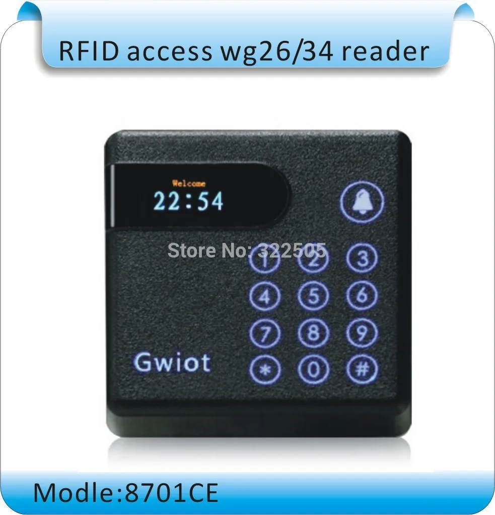 

Бесплатная доставка, новинка 8071CE 125 кГц Rfid считыватель доступа/Кардридер WG26/34 EM4100 кардридер + 10 шт. карт