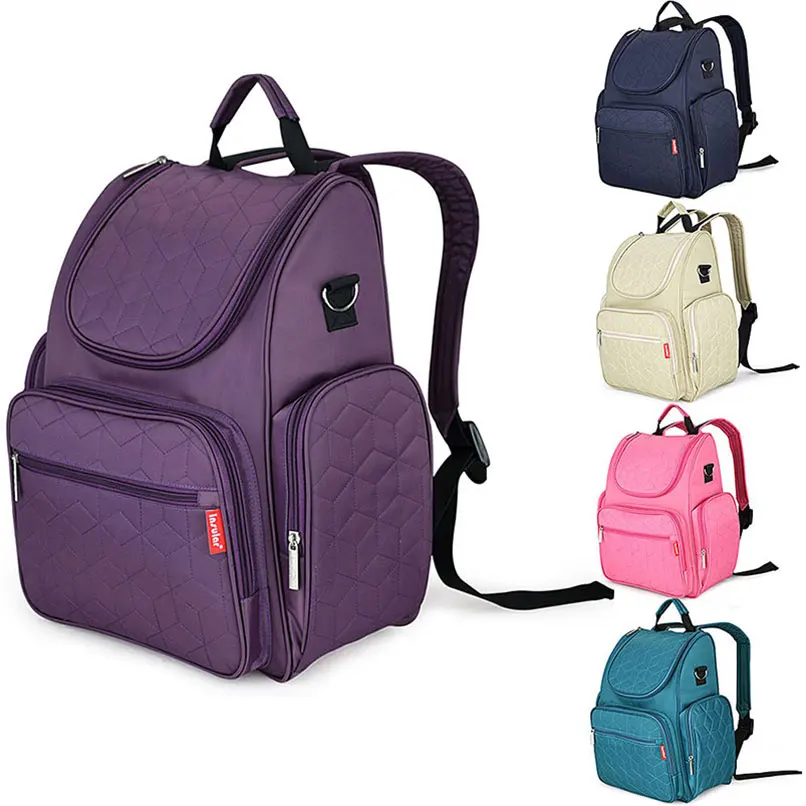 

Baby Nursing Nappy Diaper Bag Messenger Bag Multifunctional Nappy Tote Mom Travel Backpack Hanging Stroller Straps Play Mats