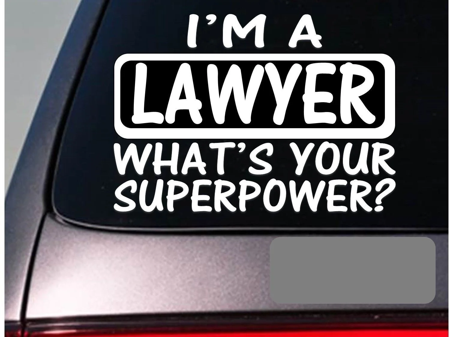 

I'm a lawyer sticker decal law school court trial window Sticker 20cm