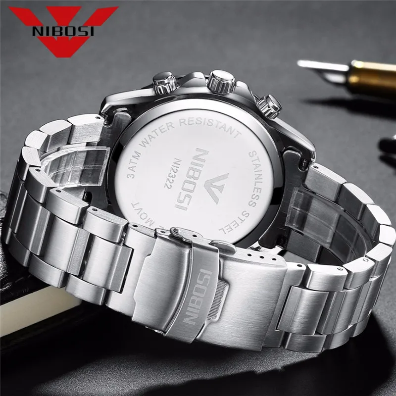 Фото NIBOSI Sports Watches Men Top Brand Luxury Auto Date Clock Waterproof Army Military Watch Full Steel Men's Quartz Wrist Наручные NIBOSI Sports Watches Men Top Brand Luxury Auto Date Clock Waterproof Army Military Watch Full Steel Men's Quartz Wrist Наручные