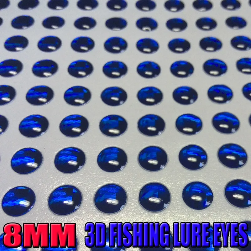 Новинка 800 рыболовные 3d приманки глаза размер: 8 мм реалистичные искусственные