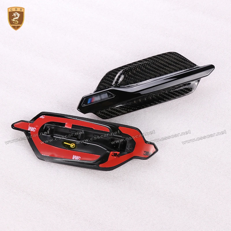 

Carbon Fiber Side Grille For BMW F87 M2 Carbon Styling Fender Trim Cover Air Vents Exterior Carbon Parts 2014 2015 2016-up