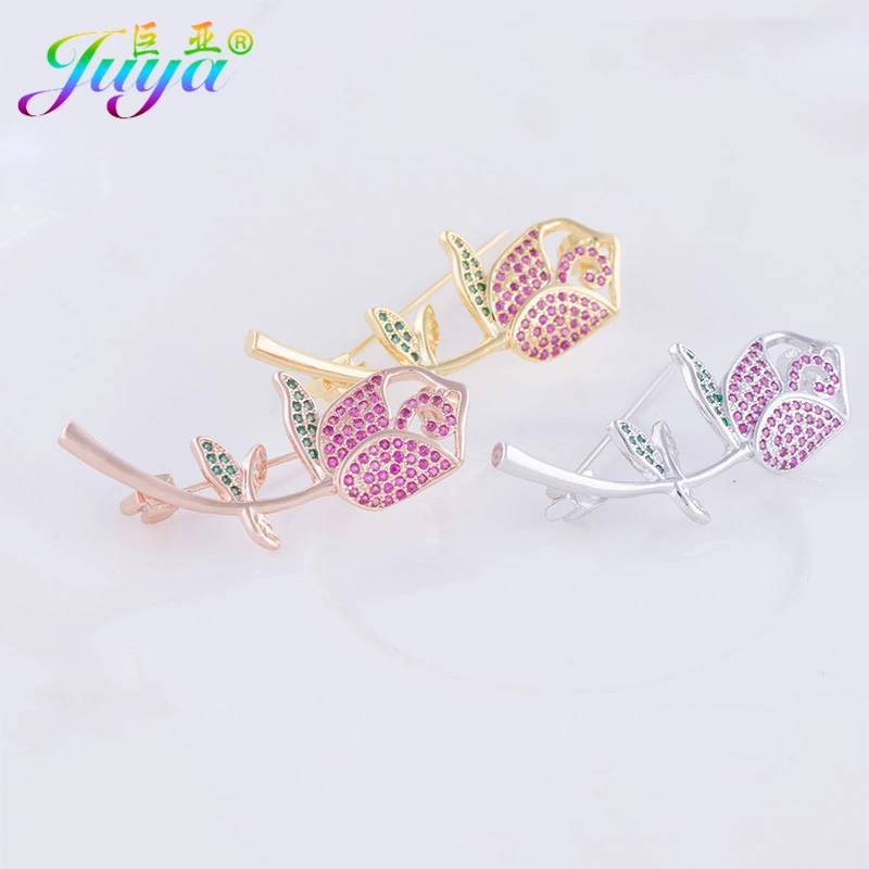 Модные ювелирные украшения яркий циркониевый Тюльпан для изготовления