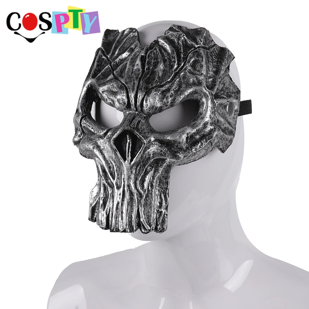 Cospty Day of The Dead Carnaval Dia De Los Muertos Overlord страшная маска на Хэллоуин из полиуретановой пены для сжигания человека, рыцаря смерти, черепа