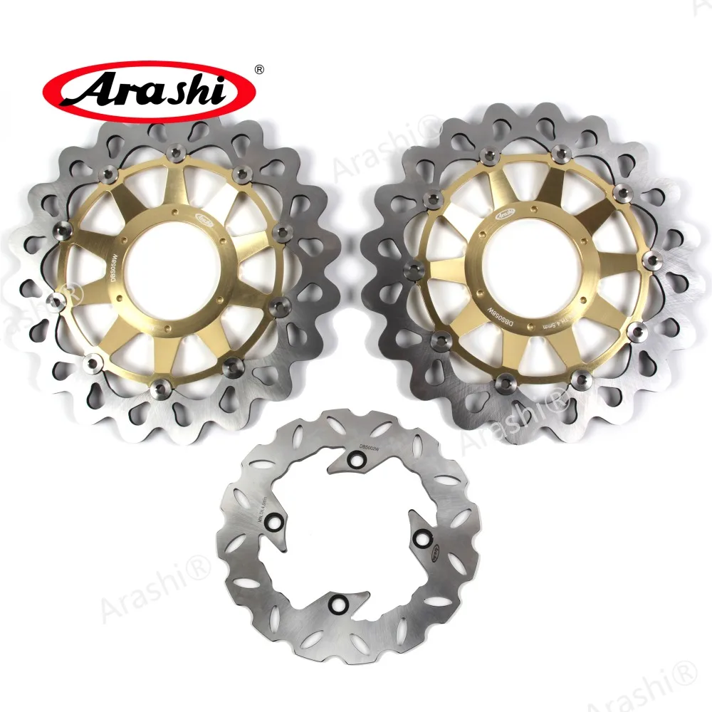 Arashi 1 комплект для HONDA CBR1000RR 2008 2009 2010 2011 2012 2013 CBR 1000 RR передний тормозной диск и задние дисковые тормоза ротор