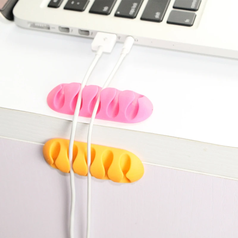 2 шт./лот Настольный держатель кабеля Организатор Мышь клавиатура шнура