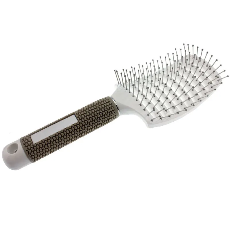 

2017 New Professional Combs Nylon Tangle Hair Brush Round Detangle Hair Brush Hairdresser Comb Wet Curly Detangle Hairbrush