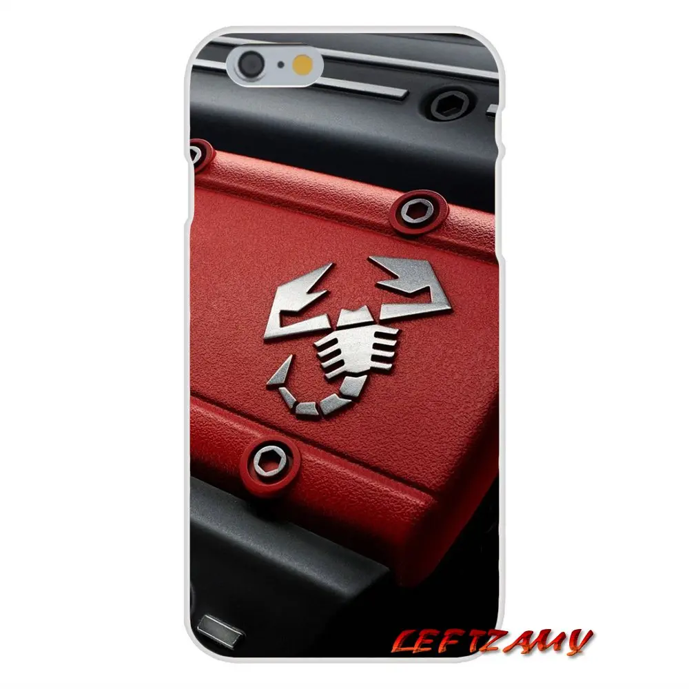Для iPhone X 4 4S 5 5S 5C SE 6 S 7 8 плюс аксессуары телефон чехлы супер автомобилей abarth