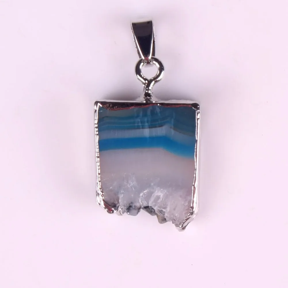 Многоцветный посеребренный браслет натуральный необработанные камни лечебный