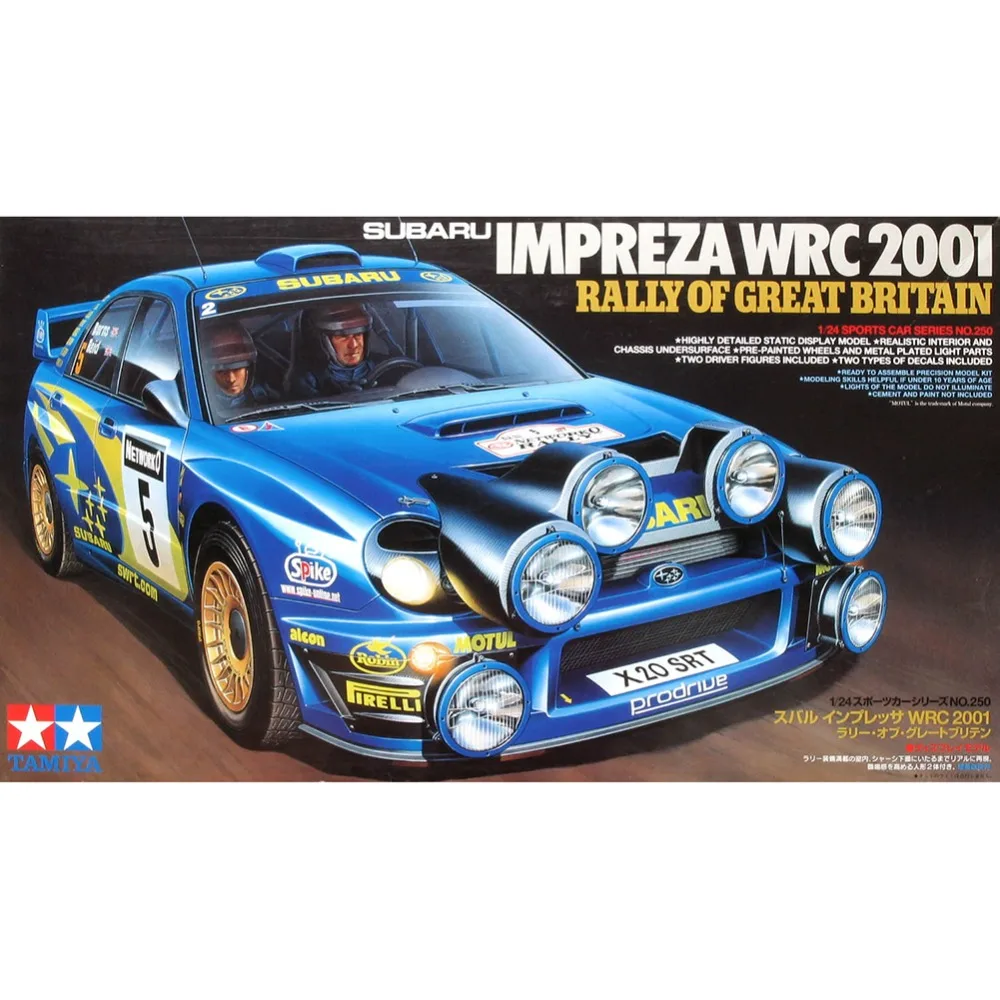 Модель хобби Subaru WRC2001 1/24 TAMIYA 24250|Наборы для сборки моделей| |