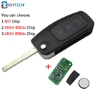 Складной автомобильный ключ OkeyTech 315433 МГц для Ford Focus 2, 3, Fiesta, 3 кнопки