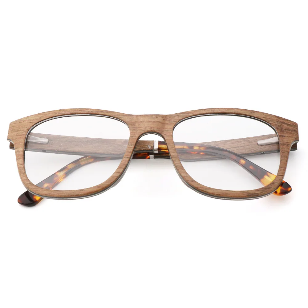 Oak frame Оправа из натурального дерева из оптического стекла для мужчин и женщин - Цвет оправы: Oak frame