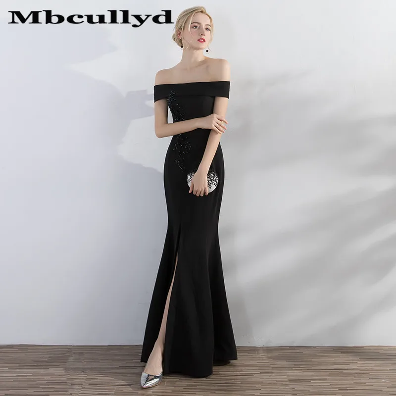 Mbcullyd сексуальные африканские черные платья для выпускного вечера русалки женщин