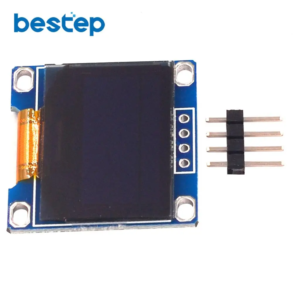 Желтый синий двухцветный 0 96 дюйма 128X64 OLED дисплей модуль IIC SPI Communicate | Электронные