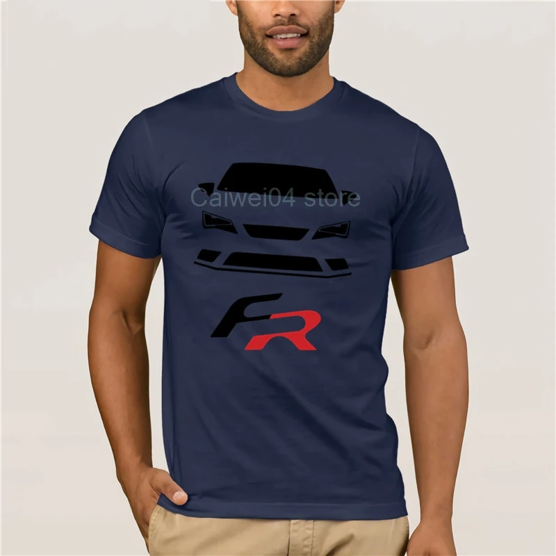 Крутая Мужская футболка с круглым вырезом 2019New летние мужские футболки Camiseta бланка Seat Leon FR cupra Распродажа футболок модная мужская футболка