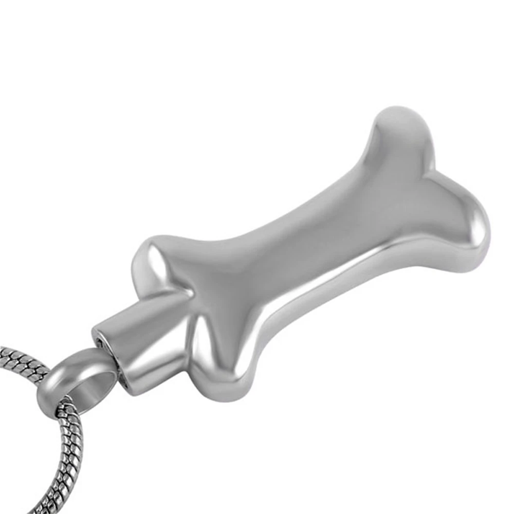 Памятный сувенир из нержавеющей стали Форма кость собаки 8044 для кремации