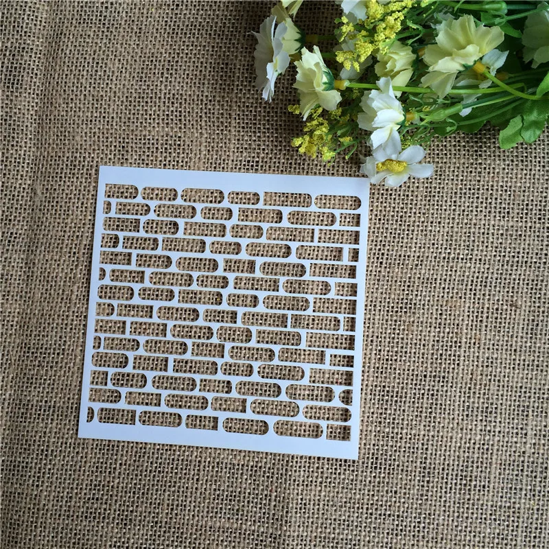 1 лист пластиковых трафаретов для DIY скрапбукинга/фотоальбома декоративных