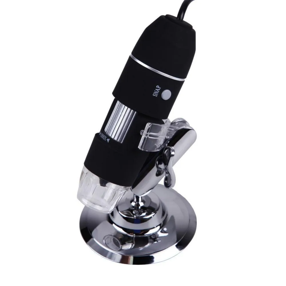 Gizcam HD 2MP 1000X 8LED USB портативный цифровой микроскоп Эндоскоп зум Видео камера лупа Стенд