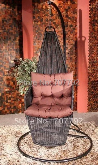 Кресло качели для сада из искусственного ротанга|rattan garden swing chair|garden chairswing chair |