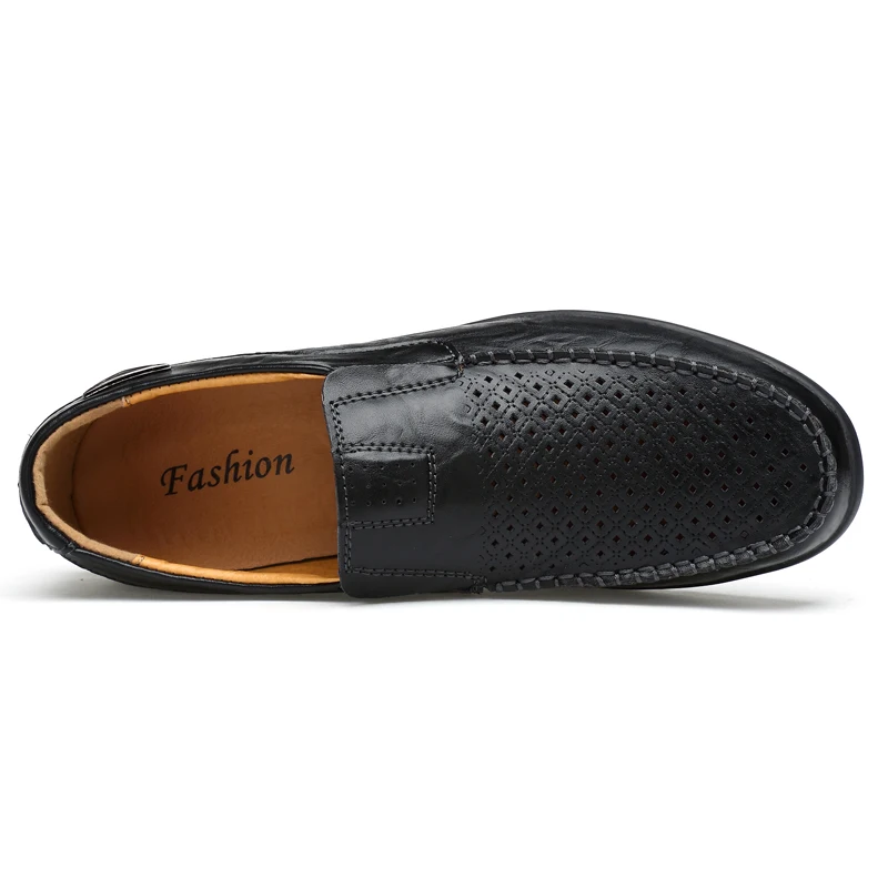 Летняя коллекция от бренда vesonal новая комфортная Мужская обувь из натуральной