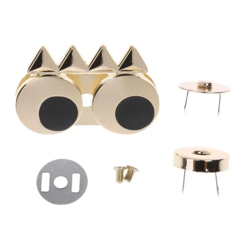 DIY металлическая симпатичная застежка для глаз Поворотный замок сумки ремесло