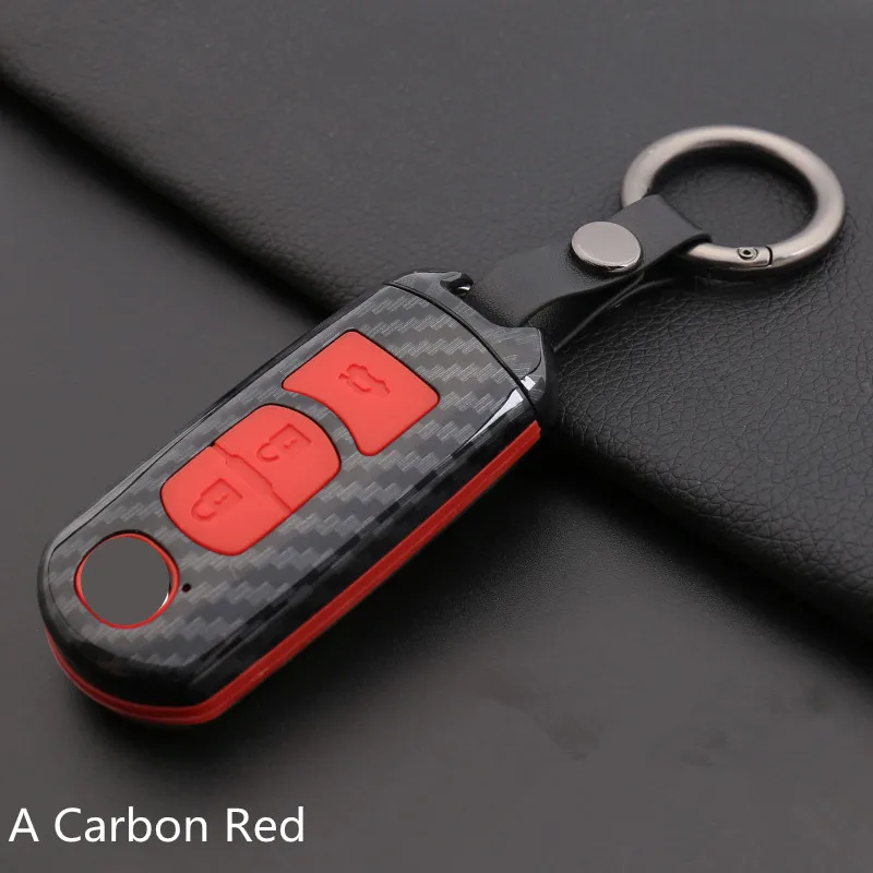 Карбоновый чехол для ключа дистанционного управления автомобилем Mazda 6 3 Axela Atenza