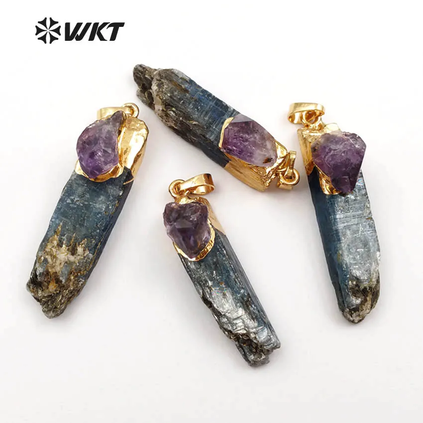 WT-P1392 WKT оптовая продажа ювелирные изделия из натурального камня Голубой Кианит с