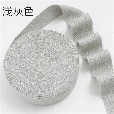 light gray Красочные 10 мм 20 мм шеврон хлопок ленточки для волос Herring Bonebinding Лента кружевная отделка для упаковочные аксессуары DIY 5 метров - Цвет: light gray