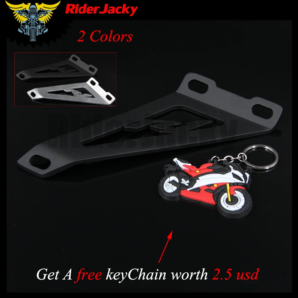 Для Yamaha YZF R1 1998 2005 1999 2000 2001 2002 2003 2004 черно хромированный Кронштейн для выхлопных