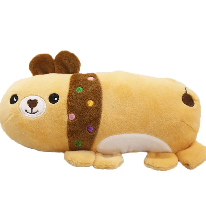 Плюшевые игрушки для собак четыре цвета мультяшная звуковая Подушка игрушка