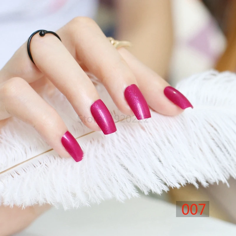 24 шт. Модные накладные ногти с квадратными головками|false nails|fashion false nailsnail |