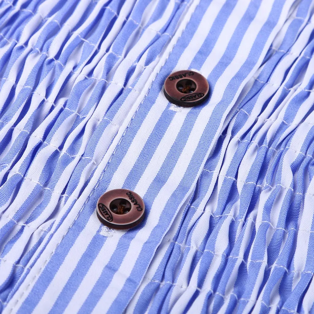 Женское винтажное платье Пляжное Платье в полоску без рукавов с завязками на