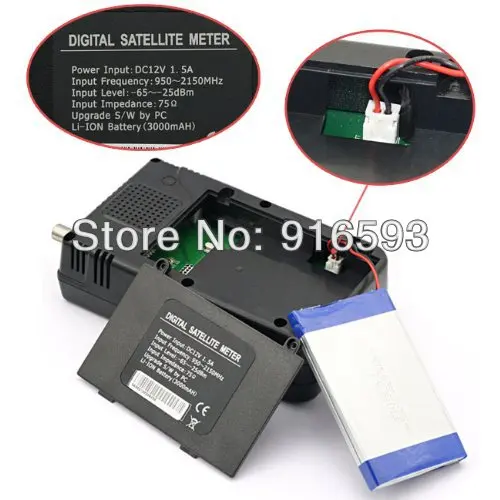 2 шт./лот оригинальный Satlink WS 6908 3 5 LCD TFT DVB S Профессиональный цифровой спутниковый