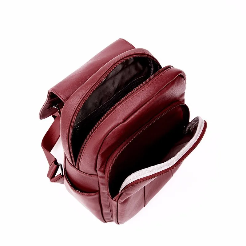 Женские кожаные рюкзаки, высокое качество, Mochila Feminina, школьный рюкзак в консервативном стиле для девочек, повседневный рюкзак для путешествий, женский рюкзак