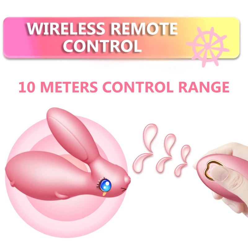 Новый Вибратор-кролик Man Nuo мини-USB прыгающее яйцо милая тихая сильная вибрация