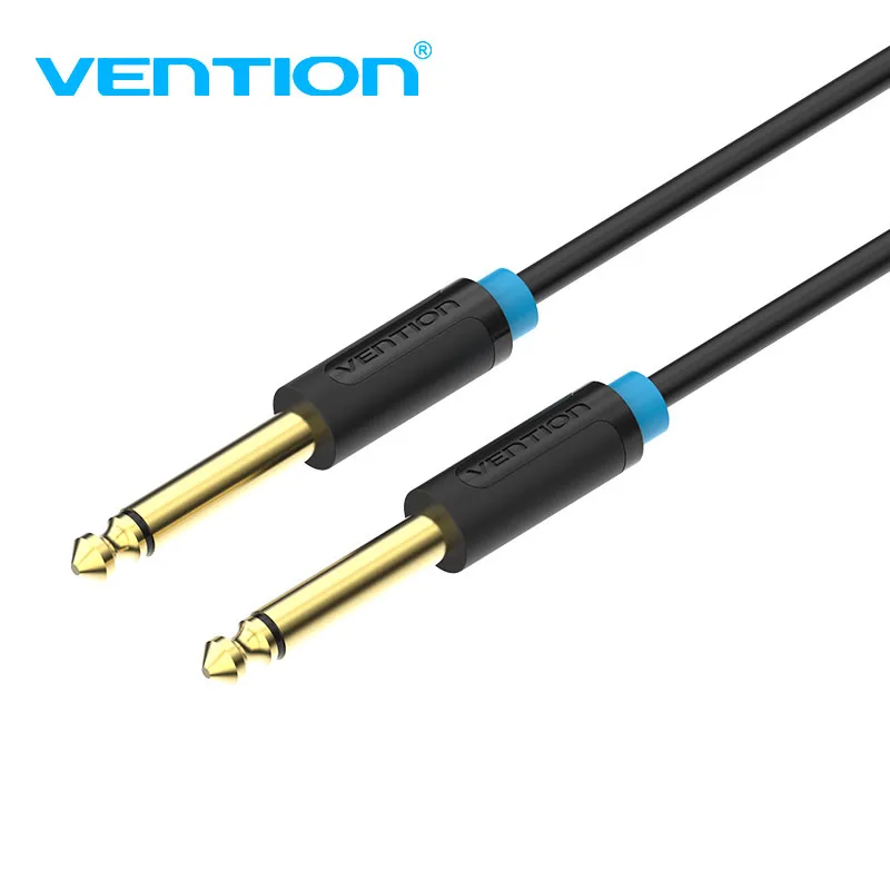 Vention Aux Guitar Cable 6.5 Jack mm to 6.5mm Audio 6.35 for Stereo Mixer Amplifier Speaker cable |