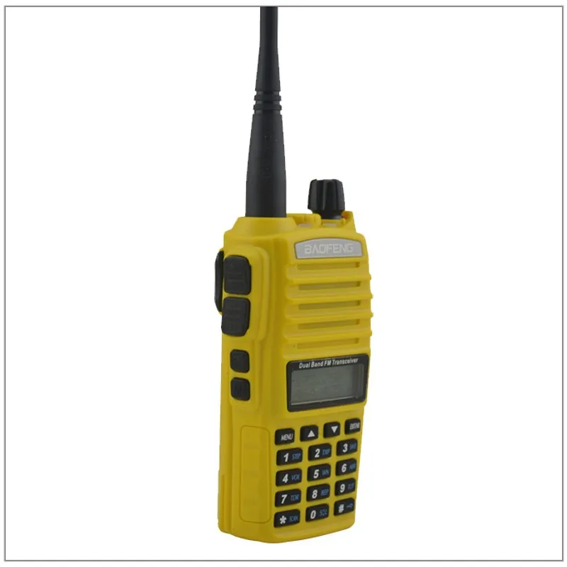 Портативный Baofeng радио UV-82 рация Цвет Желтый двухдиапазонный VHF/UHF Ham радио приемопередатчик Baofeng UV82 w/Бесплатные наушники