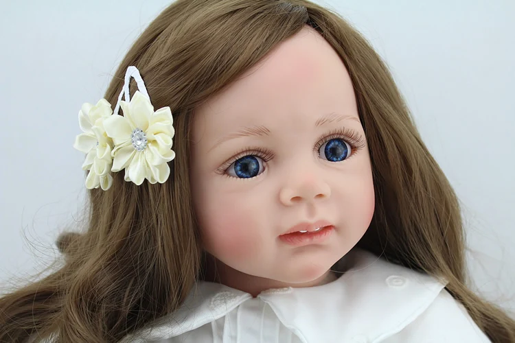Высокое качество reborn dolls shop 24 дюйма 60 см Силиконовые настоящие детские игрушки