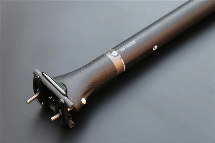 Подседельный штырь из углеродного волокна 3K 2017/27 2/30 8*31 6/350/400 мм|seat tube|bicycle seatpostroad