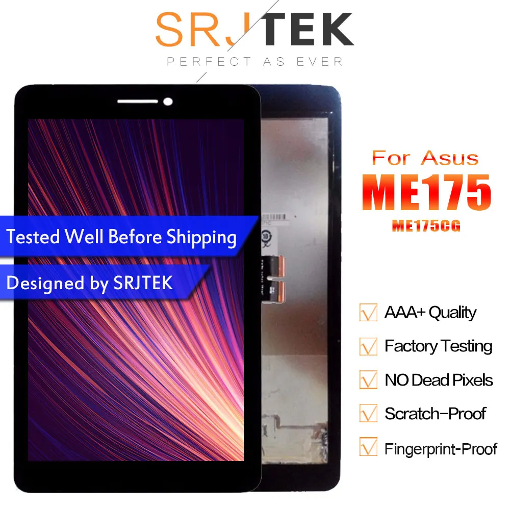 Сенсорный ЖК экран для Asus Fonepad 7 Memo HD ME175 ME175CG K00Z|matrix panel|lcd display matrixdigitizer tablet |