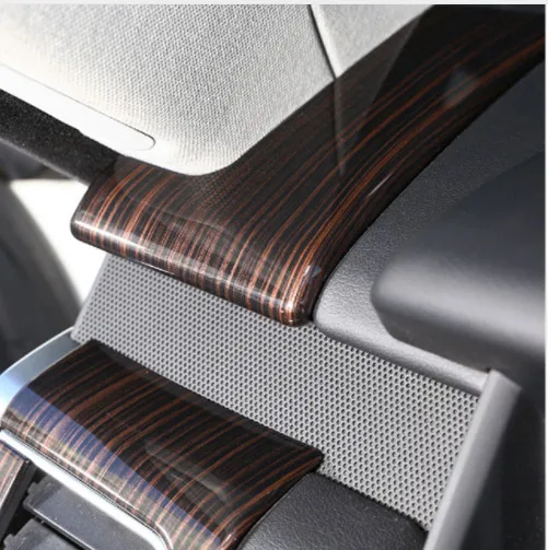 Newest Red Ash Wood Style ABS Plastic Side Dashbord Decoration Cover Trim For Landrover Range Rover Sport RR 2014-2018 2pc | Автомобили и